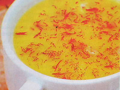 Фото супа с креветками джафрани шорба